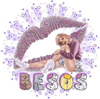 Besos - Femme - Sexy - Bouche - Gif scintillant - Gratuit