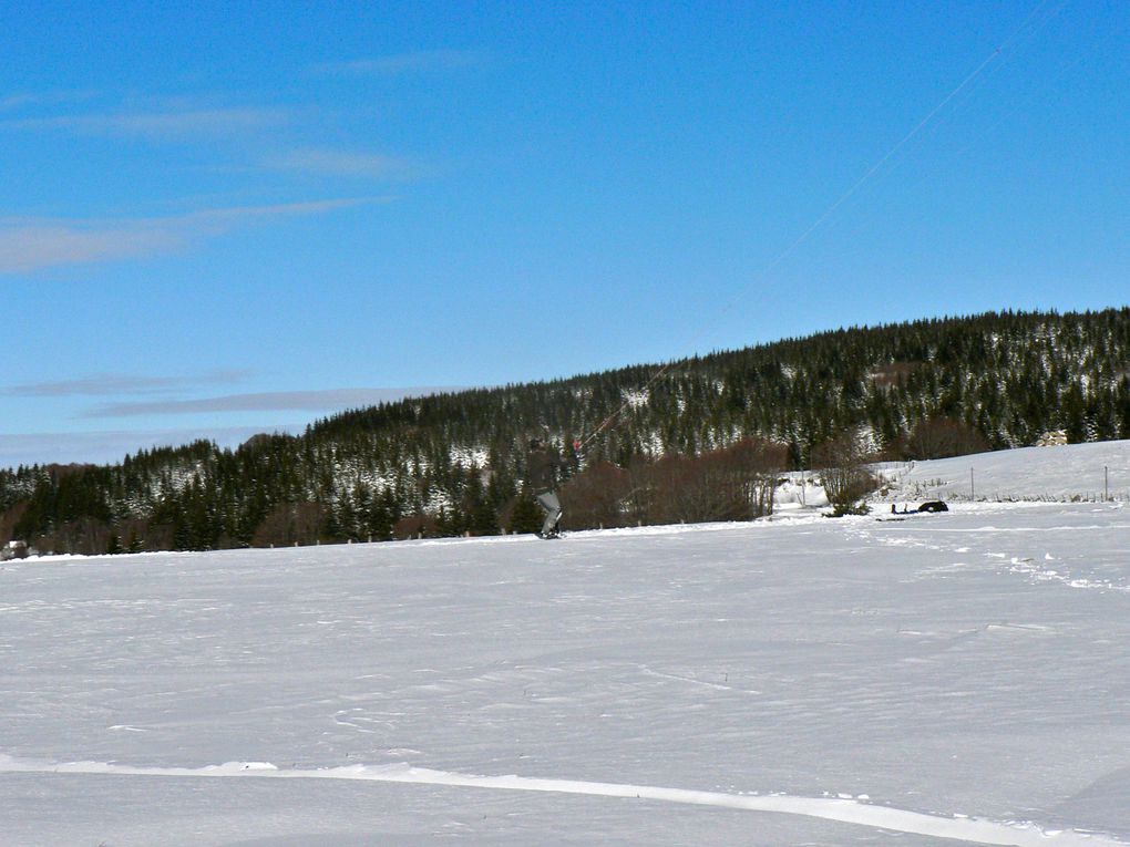 Snowkite à Bonnecombe