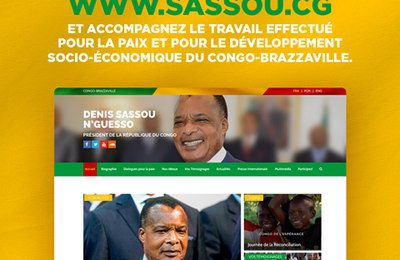 CONGO : Sassou  se taille un nouveau site internet