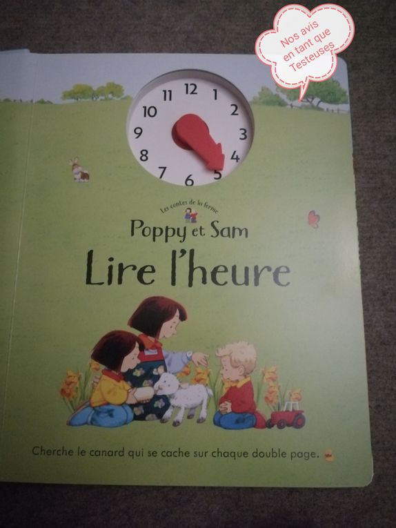 ♥️ Notre article sur le livre apprendre à lire l'heure Poppy et Sam de notre partenaire Éditions usborne ❤️
