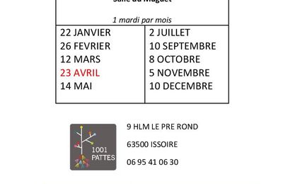 CALENDRIER 2019 ITINERANCE ST BABEL