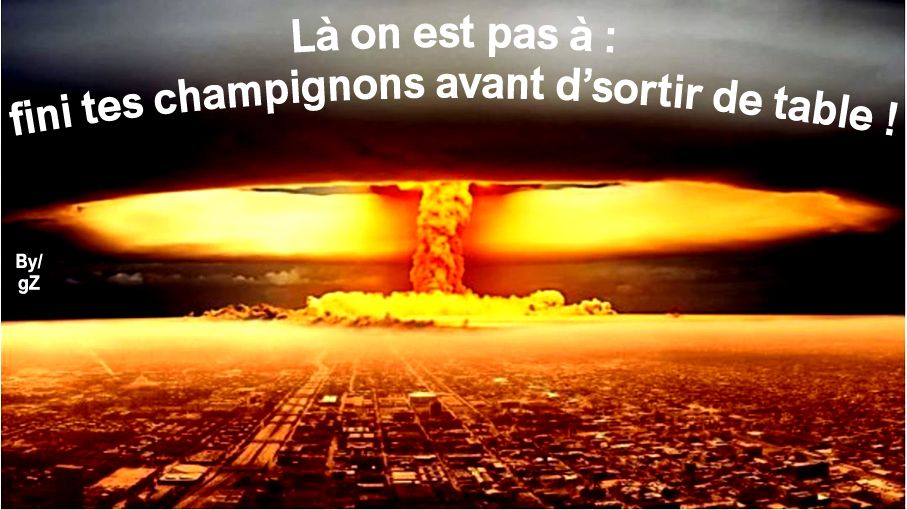 rayon chaud d'uranium traverse ciel…