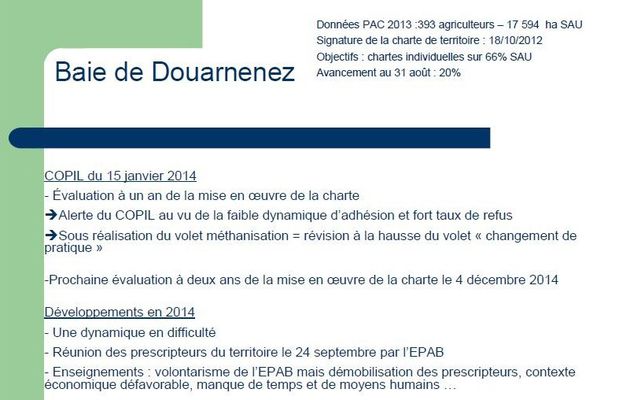 Plan algues vertes : avancement au ralenti...et après 2015 ? 