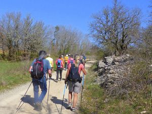 PLATEAU D'ESPERE, le 22 mars, en marche douce