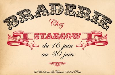 Bon Plan : Braderie Chez Starcow