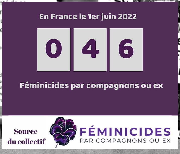 89 EME  FEMINICIDES   DEPUIS LE DEBUT  DE L ANNEE 2022