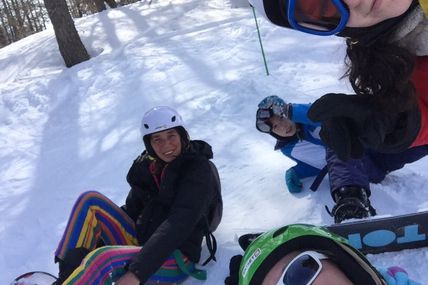 Groupe SNOW sur les pistes