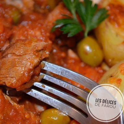 Veau aux olives à la Corse 