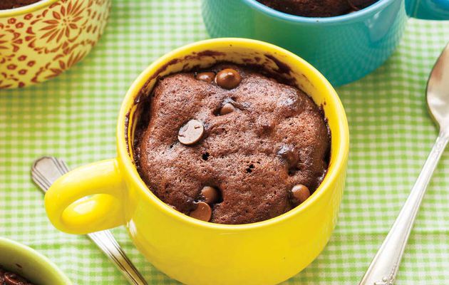 Gateau chocolat dans une tasse