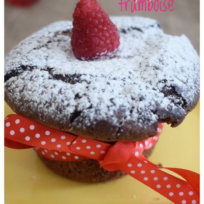 Fondant chocolat gingembre framboise 