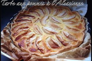 Tarte aux pommes à l'alsacienne