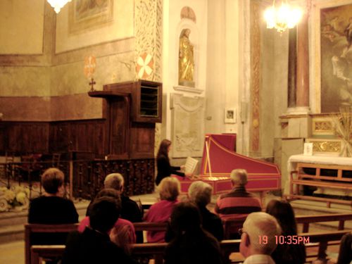 concerts et académie baroque en aout 2009