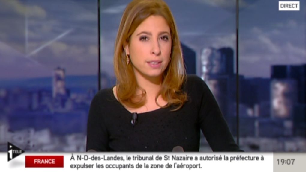 2012 12 12 - LEA SALAME - I&gt;TELE - L'EDITION DU SOIR @18H00