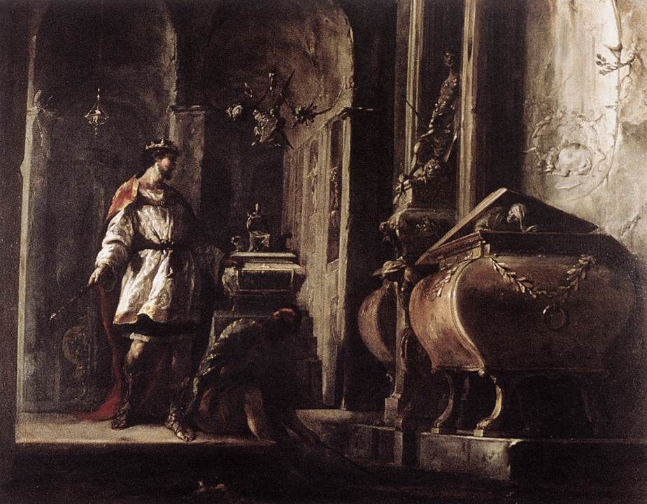 La peinture de Johann Heinrich Schonfeld.