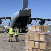 Un A400M de la Royal Air Force convoie de l'aide humanitaire au Mozambique - Bruxelles2