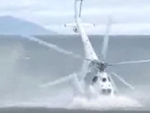 VIDEO - crash d'un hélicoptère russe amphibie lors d'un exercice au Japon