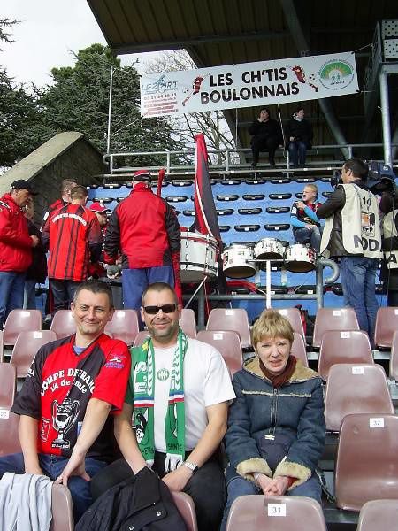 Match Boulogne-sur-mer contre St Etienne, décisif pour le maintien en ligue 1, le 05 mai 2010