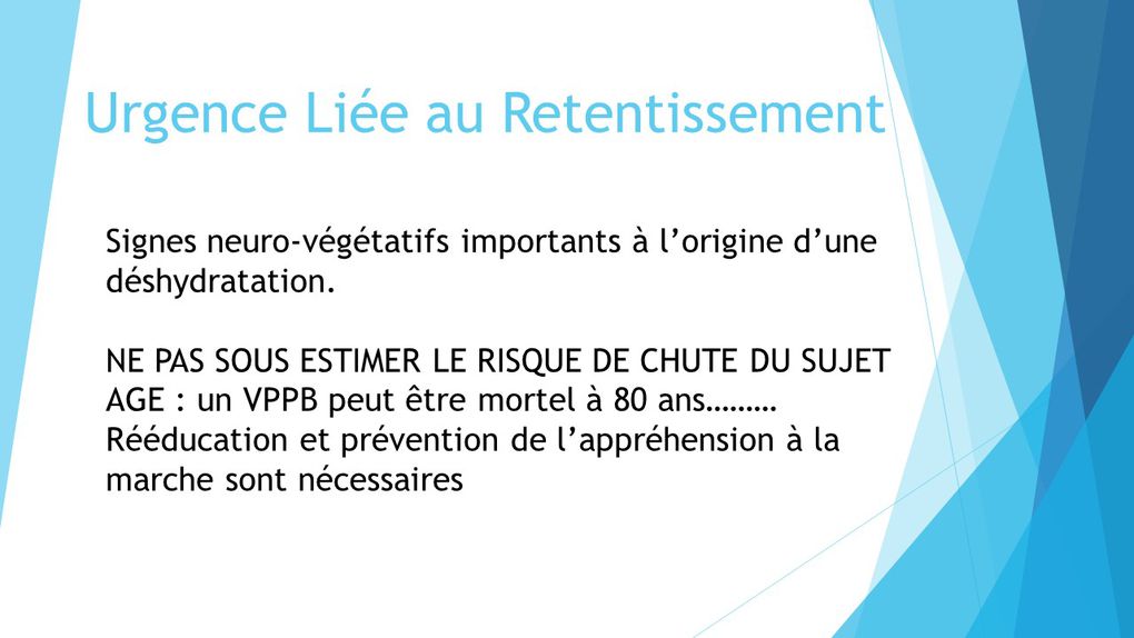 La démarche diagnostique du Médecin Généraliste en présence d'un patient présentant des Vertiges