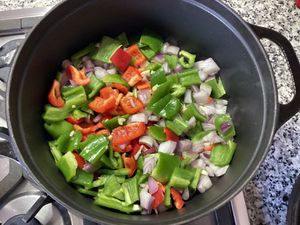 Poulet au riz à l’espagnole - Arroz con pollo 