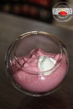 Mousse de betterave au mascarpone (au siphon)