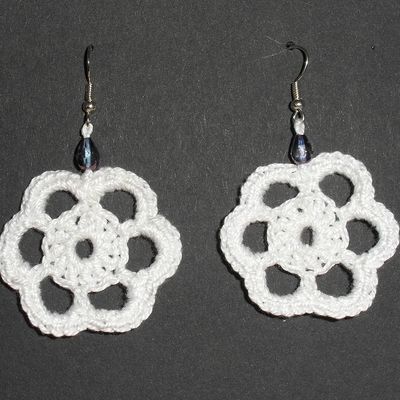 Création: un modèle de crochet gratuit (boucles d'oreilles)