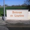 Domaine de Laurène gravé dans la pierre.