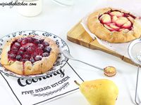 Tartetlettes Rustiques Poires &amp; Framboises