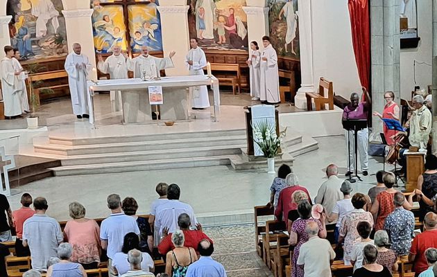 Messe retour de Lourdes en doyenné