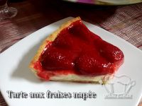 Tarte aux fraises napée