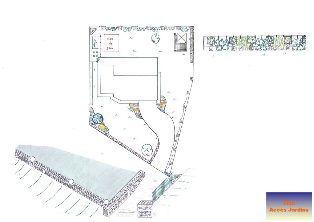 Plans et schémas originaux faits au crayon sur la planche à dessin.