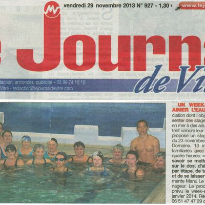 Journal de Vitré 29 nov. 13