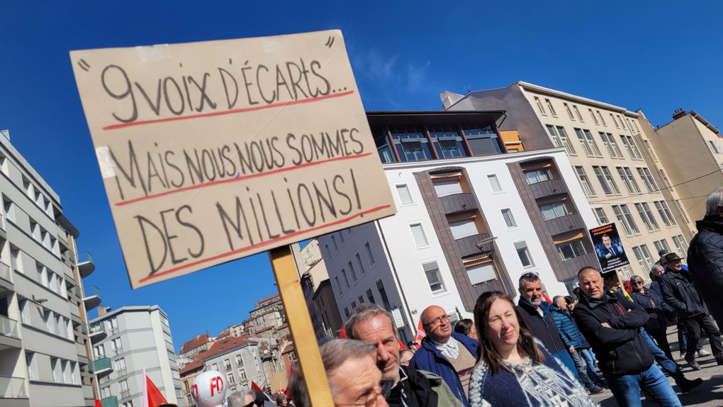 28 mars : 15 000 au Puy, nouvelle mobilisation massive contre la réforme des retraites !