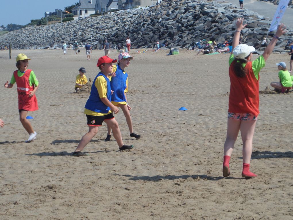 rencontre USEP rugby  plage