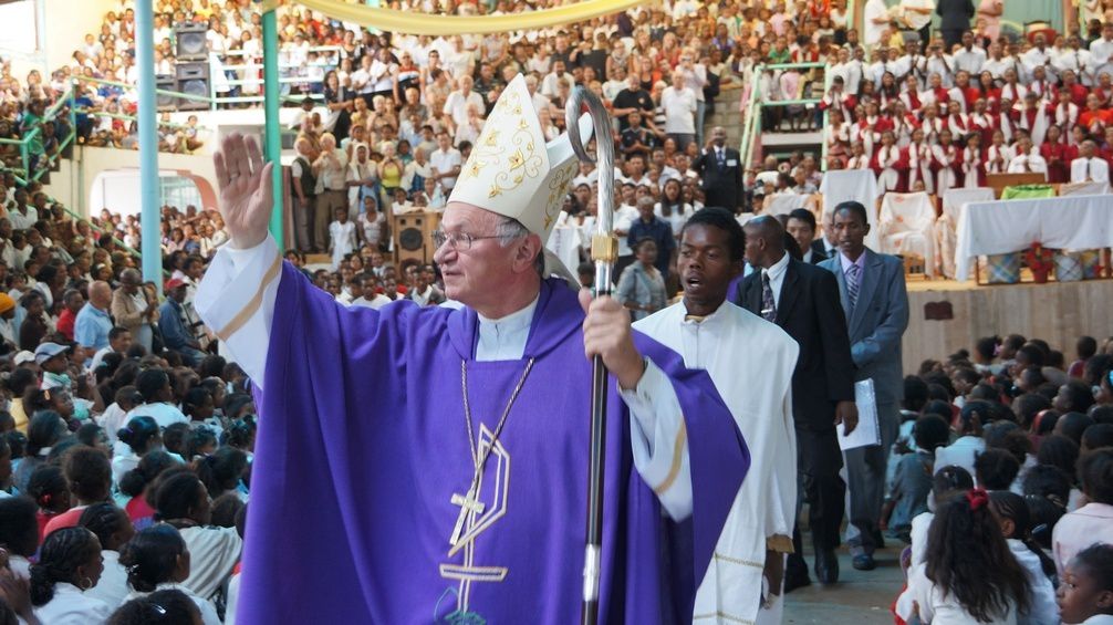 Messe d'ouverture des VIè Assises Nationales des Médecins Catholiques de Madagascar, en présence du Président Andry Rajoelina. 1ère partie. Photos: Harilala Randrianarison