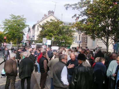 Manifestation organisée à Mantes-la-Jolie le 29 septembre 2012 par le comité coeur.hopital.mantes