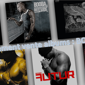 Classement vente albums Booba (TOP 10)