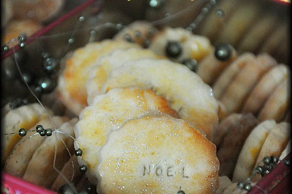 Petits sablés aux amandes et citron