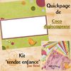 Une quickpage par Corinne