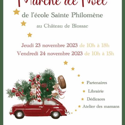 23 & 24 novembre : Marché de Noël de l'école Sainte-Philomène