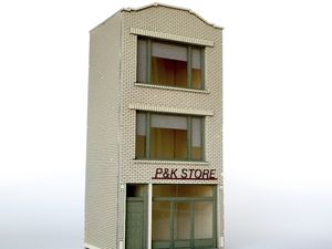 Greenwich Avenue store - Maquette de bâtiment en kit à l'échelle Ho-1/87 - Axel Vega