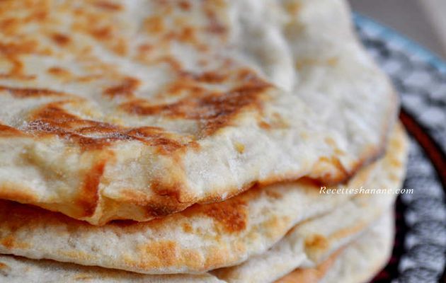 Recette cheese naan