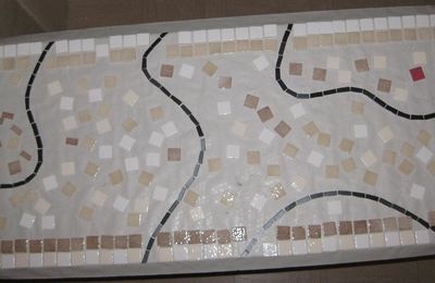 Un avant goût de ma mosaïque en cours