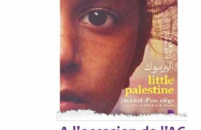 25 mai 2024: Peuples et Cultures vous invite à Roumégoux; repas et film "Little Palestine"