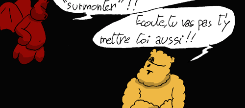 Une mouche bleue...