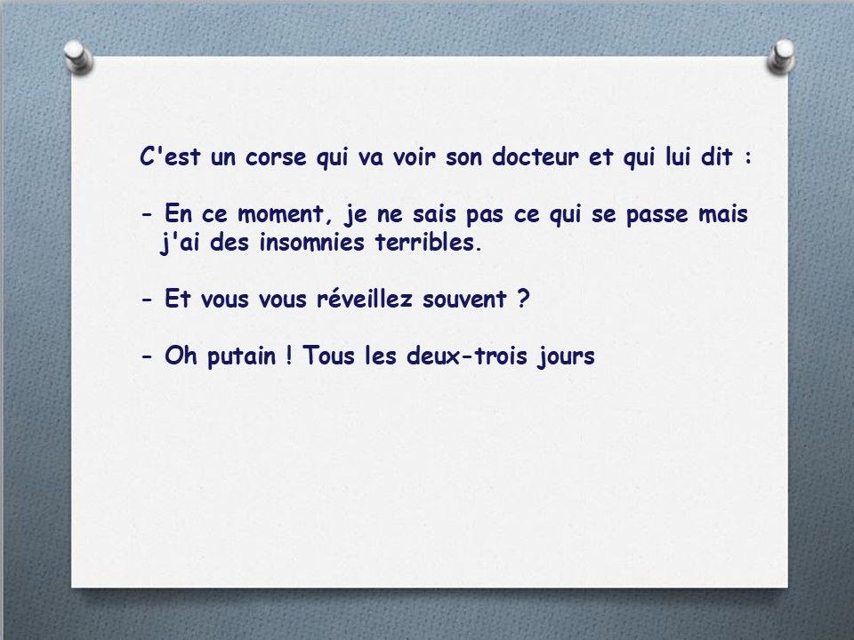 Divers - Humour Corse