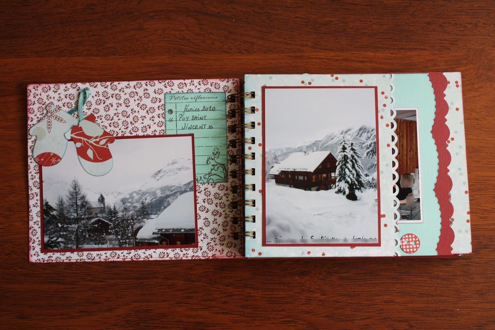 Papiers s.e.i, collection "Winter Song" que j'adore :)
Vacances au ski avec de nombreux amis en février 2010 :)