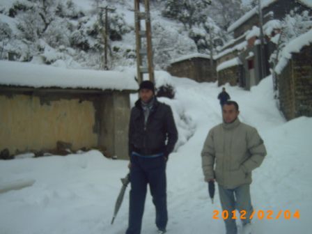 souvenir de la tempête de neige en février 2012 a Tifra