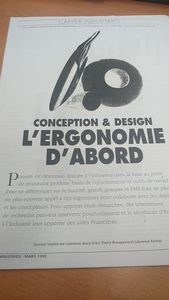 Archive article design ergonomie conception 1999 cahier industries