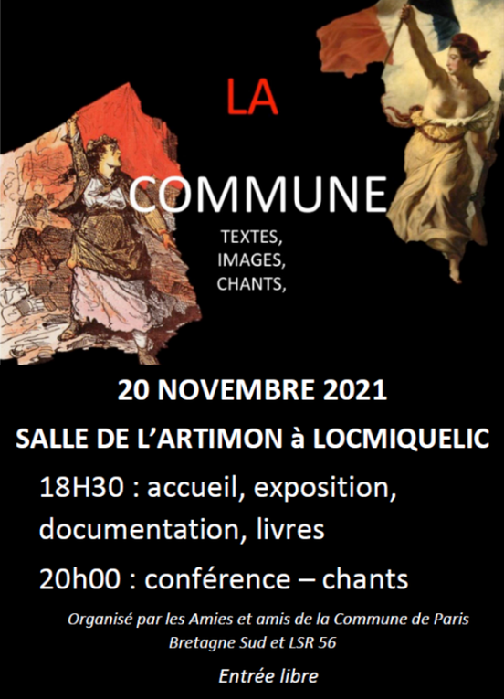 Samedi 20 et 21 novembre à Locmiquélic - Salle de l'Artimon
