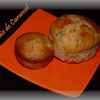 Muffin poire/cannelle coeur chocolat